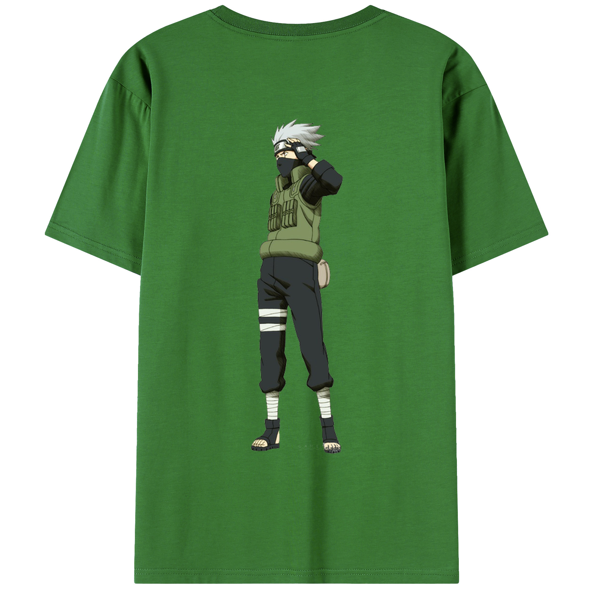 （画像用） NARUTO -ナルト- はたけ カカシ Hatake Kakashi レディース半袖Tシャツ(バックプリント)